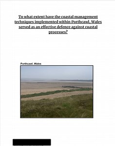 AQA A-level Geography Exemplar NEA (coursework) - Etsy