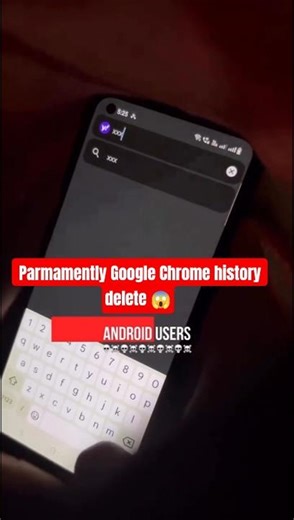parmanently Google Chrome history delete 😱