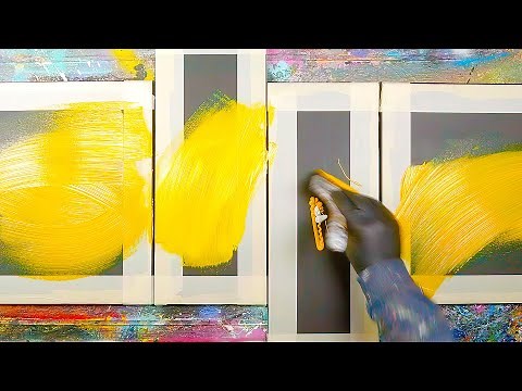 Acrylic Painting - Abstract Art Demonstration | Luna Plena