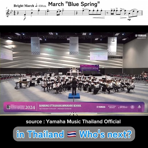 Who's next? If you play this, please dm me!! March Blue Spring #brassband #windensemble #marchingband