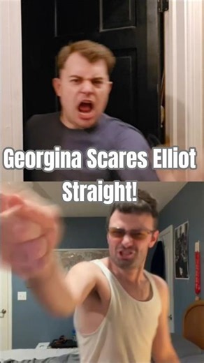 We reenacted Georgina scaring ‪@ElliotGiles‬ straight gone wrong!