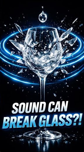 Can a Water Drop Shatter Glass?! #facts #science #universe #mindblowingfacts #true #strange #real