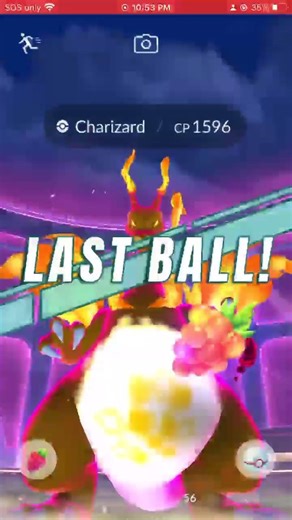 I lost my first gigantamax charizard.😢😢# Pokémon #pokemon go# gigantamax charzard # raids
