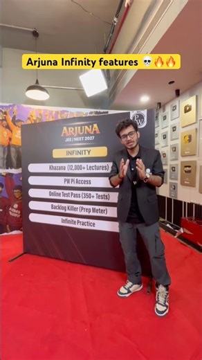 Arjuna Infinity Features 🔥🔥💀#alakhsir #physicswallah #neet #ashortaday