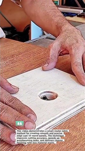 Router Table Trick #constructionhack#builderskills #tools #diy #builder...