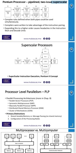 Explain the following concepts in simpler terms: Pentium Proce... | Filo