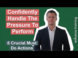 6 Actions to Handle The Pressure To Perform At Work