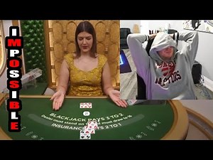 The Most IMPOSSIBLE BlackJack Session Ever !!