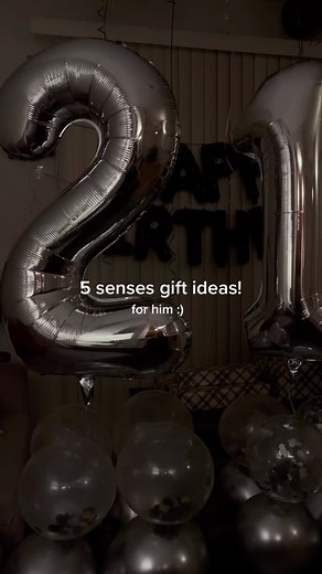 5 senses gift idea for a 21st birthday gift! watch to see all 5 gifts 🥰 #CapCut #5sensesgift #5senses #5sensesgiftideas #5sensesgiftforhim #giftideasforhim #21stbirthday #21birthdaygift #21birthdaygift