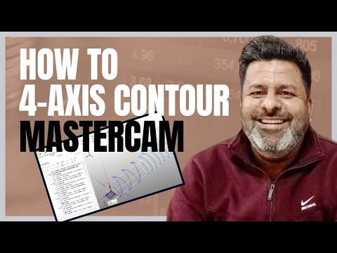 Mastercam 4 Axis Programming | 4 Axis programming | 4 Axis Contour mastercam |4 axis mastercam