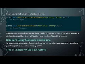 How to Join Duplicate Methods in Java Using Generics and Enums
