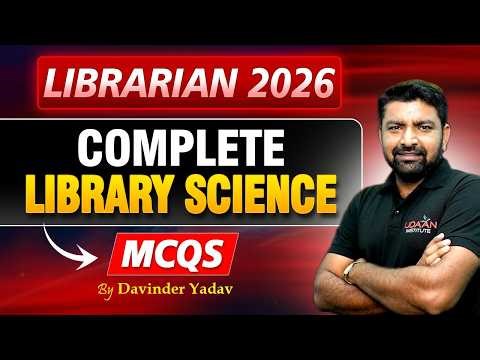 Complete library science Mcqs || School librarian class | by Davinder Yadav