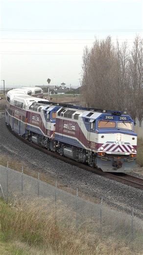 106K views · 1.9K reactions | An Altamont Corridor Express commuter train bound for San Jose approaches the Santa Clara Great America Station. This is the last westbound train of the day, which typically operates with two Motive Power Inc built F40PH-3C locomotives. The other ACE trains are usually pulled by SC-44 Charger locomotives. #train #commuter #bayarea #california #railroad #passenger #transportation | Coasterfan2105 | Facebook