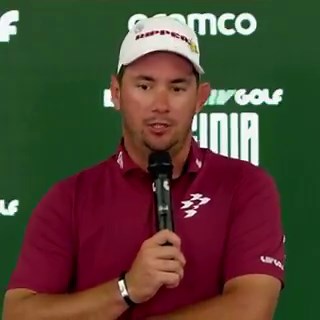 🗣️ Lucas Herbert on the bond in the @rippergc_ camp. Q: "The Rippers look like they have fun on the golf course. You guys all know each other, you love each other. Beware of the sick golfer. You weren't feeling good earlier this week. Does that work into what's going on right now, being 17-under par?"HERBERT: "I definitely think the Rippers have a lot of fun. You nailed it right on the head there. I actually almost fist pumped in my room last night when I saw the draw and saw I was playing with