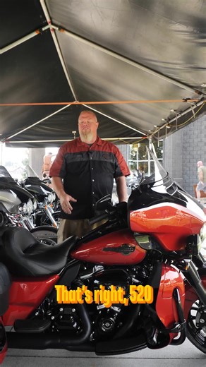 2025 Tri Glide with custom Whisky Fire paint and the Milwaukee-Eight 114. Less than 520 miles. Bold. Classy. Ready for the road. Come pick it up today. More info: https://tinyurl.com/2mvsp9th | Outlaw Harley-Davidson