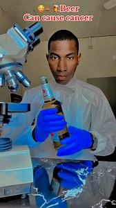 How beer 🍻 look like under microscope 🔬 ⚠️😳👉🏽 Any beverage containing alcohol, regardless of its price and quality, poses a risk of developing cancer. 🤢 The risk of developing cancer increases substantially the more alcohol is consumed.🤯 #beer #beers #Alcohol #women #guys #nigeria #foryoupageシ | Tukur Sa'ad