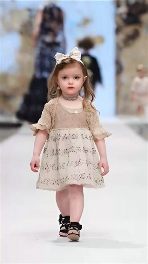 Cutest Baby Model on Catwalk | Toddler Fashion Show Magic #shorts #shortsfeed