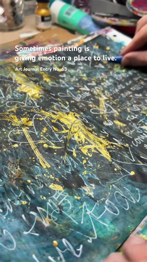 Painting Through Emotion | Art Journal Entry No. 63
