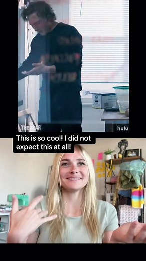 The Bear Sign Language Scene Explained