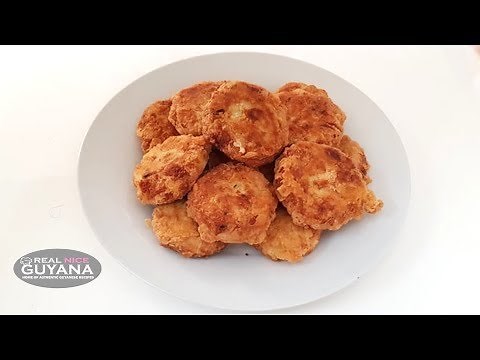Fish Cakes, step by step Recipe Video l Real Nice Guyana.