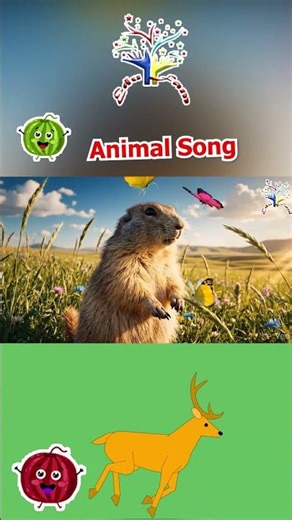 Animal Sounds Song | Grassland Animal Sounds! 🦬 | Bison, Prairie Dog & Prairie Animals Song for Kids