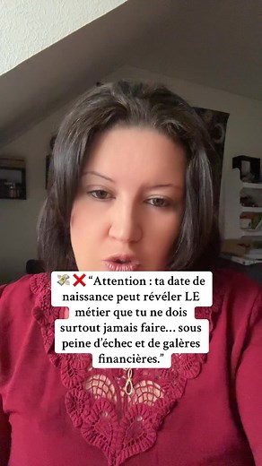 🚫 Ta date de naissance peut révéler le métier que tu ne dois jamais faire…Certaines vibrations numérologiques attirent l’argent, d’autres bloquent la réussite.👉 Et si ton chemin de vie t’empêchait d’évoluer dans le métier que tu as choisi ?💬 Dis-moi en commentaire ta date de naissance et je t’indiquerai si tu es aligné… ou si tu passes à côté de ton potentiel. #numerologie #chemindevie #karma #destinee #energie #spiritualite #abondance #missiondevie #argent #succes #prospérité #blockages #vib