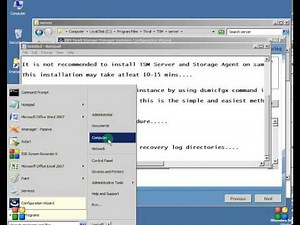 TSM Server 6.3.4 Installation and Configuration Steps