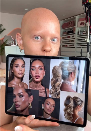 Stunning Prom Makeup Look with Realistic Wig