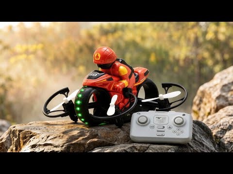 Remote-Controlled Flying Motorcycle 🫡 | Unboxing, Setup & Complete Flight Test Review