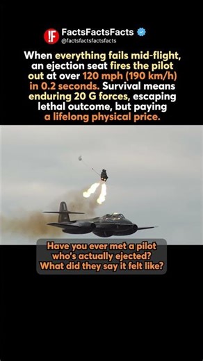 ✈️ Ejection Seats: A Pilot’s Last, Brutal Chance to Live