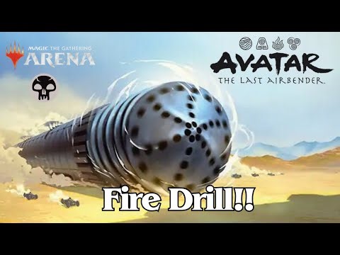 Magic the Gathering The Fire Nation Drill Commander Historic Brawl MTG Arena
