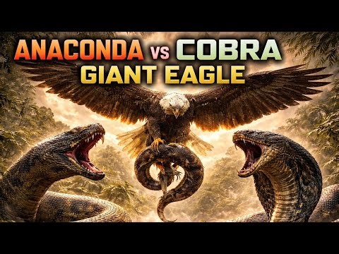 Anaconda vs King Cobra | The Jungle Winner Meets the Sky Predator