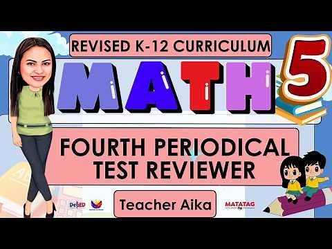 Grade 5 MATH Quarter 4 Periodical Test with Answer Key Reviewer