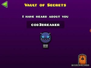 How to solve cod3breaker in Geometry Dash!