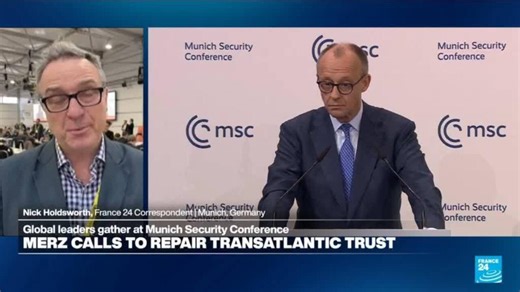 German chancellor's call to repair transatlantic trust at Munich