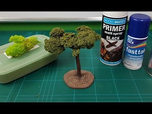 Realistic Scenic Trees - Lichen & Flock Foliage Technique