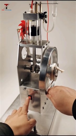 Mini Transparent Steam Engine 🔥⚙️ | DIY Power Machine #SteamEngine #shorts #youtubeshorts