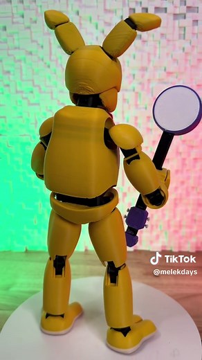 3D Printed Spring Bonnie from Five Nights at Freddy's