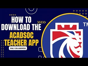 How to download the Acadsoc Teacher App on Android? 2024 I Miss Nickey
