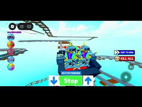 Cart ride first to end point and award of cart ride # roblox game plays
