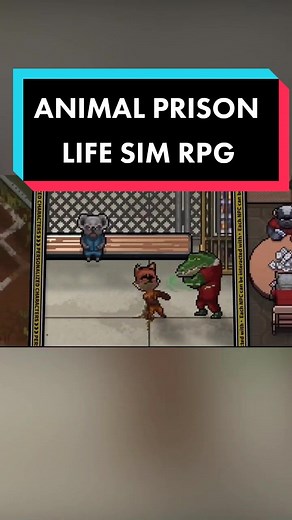 Would you play this game? I played a free demo of the first 2 hours and it's great! #indiegame #animal #gamer #indiegames #prison #jail #indiedev #gamingontiktok