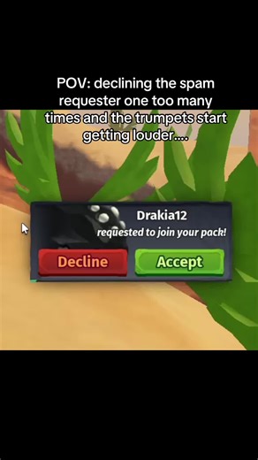 Declining Requests in Creatures of Sonaria Gameplay