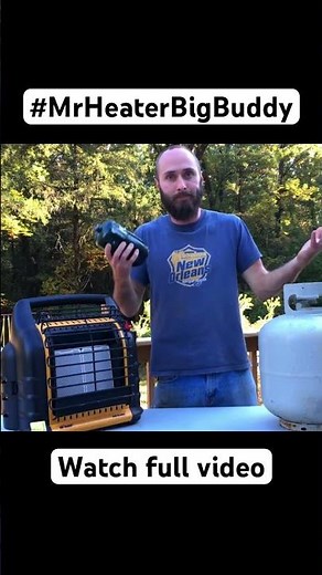 How long does propane last in a Buddy Heater? #diy #homesteading #mrheater