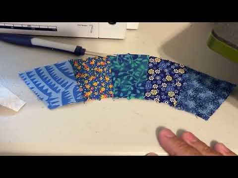 My method of using the Accuquilt Double Wedding Ring Quilt system