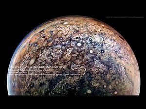 Jupiter's stormy clouds revealed in stunning detail by Juno #NASA #Jupiter