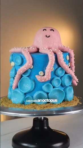 How to make a realistic octopus cake with zero effort 🐙