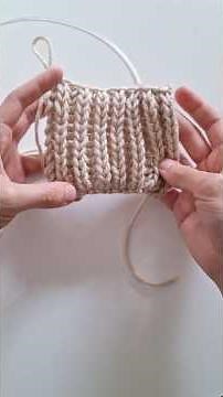 Two-needle brioche #knitting #tutorial