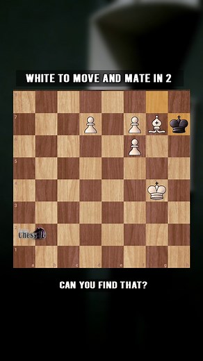 white move, mate in 2... #chess #Échecs #echecs #شطرنج #chessmaster #chesstricks #chessplayer #chessgame #hikarunakamura #magnuscarlsen #chessmemes #chesscom #chessclub #chesslife #chessboard #chessopening #chesspuzzle #checkmate | itsChess