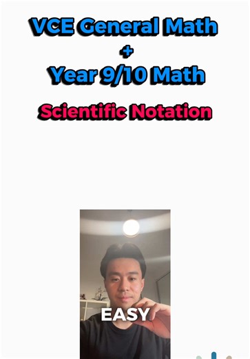 How to convert values into scientific notation #vce #exams #atar #maths