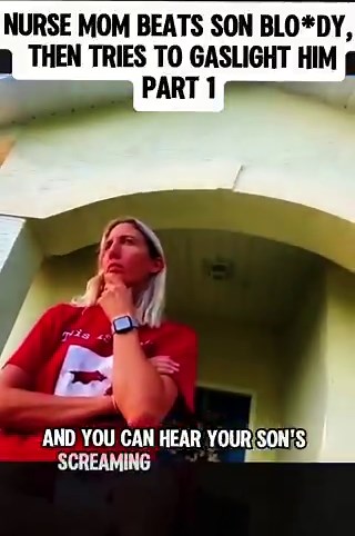 This is absolutely disgusting. Back in September 2021 in Palm Coast, Florida, a neonatal ICU nurse who cared for vulnerable newborns brutally beat her own 14-year-old son for FOUR MINUTES — kicking him, hitting him with his phone, and choking him — all while her daughter recorded the horror on Snapchat. The bodycam footage of her denying everything and gaslighting the police is pure evil.She was convicted of aggravated child abuse (a felony), lost her job in the neonatal unit because of it, and 